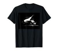 Opere d'arte minimalista del pianoforte a coda in una sala da concerto Maglietta