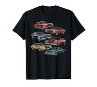 Opere d'arte vintage Muscle Car per gli appassionati di spettacoli automobilistici Maglietta