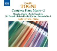 Opere Per Pianoforte (integrale), Vol.2 - Camillo Togni (Audio Cd)