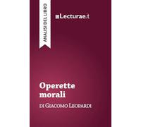 Operette morali - Giacomo Leopardi (analisi del libro)