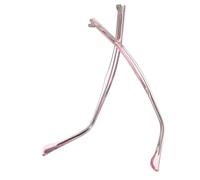 Operitacx 1 Paio Aste per Occhiali in Metallo Rosa Gambe di Ricambio Design Antipressione Accessori per Montature Processo di Rifinitura