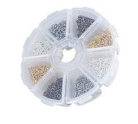 Operitacx 1 scatola Ganci Vite per Bigiotteria Kit da Colori per Creazione Gioielli Facili da Usare per Progetti Artistici e Decorativi