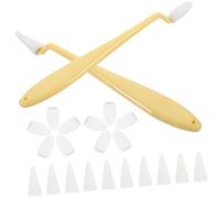 Operitacx 1 Set Carta Pastello Gomme Matite Fabbricazione Evidenziatori Penna Gel Raschiatori Gomma Per Disegno a Carboncino Rossetto Pulizia Artistica Raschiatore Cordonatura Fare Pp Yellow