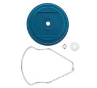 Operitacx 1 Set di Viti per decespugliatore - Ricambi per Tosaerba, Include rondelle, Dado, bullone e Coperchio Inferiore per trattorini rasaerba Yard Machine (Blu)