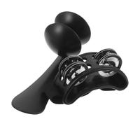Operitacx 1 Set Heel Shaker per accompagnamento di gruppo: Tamburello a pedale con doppia di sonagli - Strumento musicale a pedale per cantautori e chitarristi