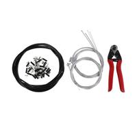 Operitacx 1 Set Kit Cavi per Bicicletta, Cavo Cambio e Freno per Bicicletta con Tappi Terminali Tagliacarte, Guaina e O-Ring - Ricambi per da Strada e Mountain Bike