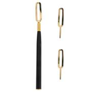 Operitacx 1 Set Strumenti di Ceramica Strumenti di Forniture Artistiche Forniture d'Arte Ceramiche Ceramica Sostituibile Strumenti Sostituibili Raschietto Sostituibile Black Metallo