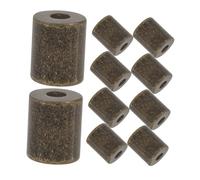 Operitacx 10 Pezzi Accessori Per Notebook Chiusura Con Coulisse Fibbia in Corda Serrature Fai Da Te Fermagli Per Cavi Chiusura Con Cordoncino Il Cavo Blocca Piccolo Brown Metallo