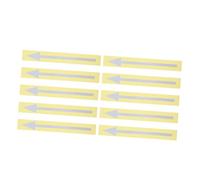 Operitacx 10 Pezzi Adesivi Riflettenti per Postale Impermeabili con Supporto Autoadesivo per Guida Visibile Notturna e Decorazione Funzionale Outdoor