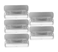 Operitacx 10 Pezzi Astucci Portapenne in Metallo Rettangolari Opachi Scatole Singolo in Ferro per Studenti Organizer Penne e Matite Cancelleria Resistente Argento