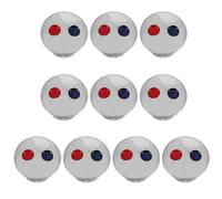 Operitacx 10 Pezzi Copriforo Maniglia Rubinetto Indicatore Acqua Calda e Fredda, Tappi per Fori Maniglie Cucina e Bagno, Accessori per Lavabo e Doccia, Installazione Semplice, Design