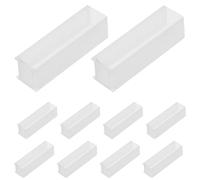 Operitacx 10 Pezzi Cuvetta in Vetro da Laboratorio 10mm Percorso Ottico Resistente ai Prodotti Chimici per Analisi Quantitativa e Applicazioni Scientifiche in Laboratorio