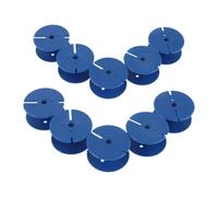 Operitacx 10 Pezzi Kit Bobina Avvolgimento per Crossover Audio Struttura Stabile e Finitura Liscia in Abs Blu, per Progetti DIY Audio Filo Smaltato