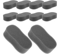 Operitacx 10 Pezzi Spugne per Spolverare Chioma da Salone Impugnatura Ergonomica, Spolverino da Barbiere Delicato per Collo e Spalle, Accessori Professionali per Parrucchieri e Uso