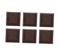 Operitacx 10 pezzi Tappi Quadrati per Ruote Mobili Protezione Pavimenti Antiscivolo per Letti Poltrone Armadi e Sedie Fermaruote in Plastica Resistente per Tutti i Tipi di Riutilizzabile