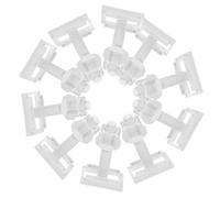 Operitacx 10 set Kit Bulloni e Fissaggio Sedile Wc in Plastica Alta Resistenza Accessori Sostituzione Stabile e Facile da Smontare per Pulizia Rapida