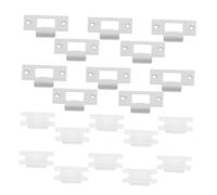 Operitacx 10 Set Piastra Riparazione per Serratura Porta Acciaio Inossidabile per Ripristino Sicuro Porte Interne Design Elegante e Duraturo per Ufficio e Camera da Letto