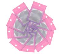 Operitacx 100 Pezzi Buste Sigillanti Piccole 7x10 Cm in Materiale Leggero Resistente, Custodia Portaoggetti Multifunzione Riutilizzabile per Gioielli e Pillole, per Uso Domestico e Viaggio