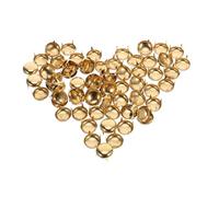 Operitacx 100 Pezzi di Rivetti A Cupola A Fungo Rivetti in Metallo Borchie per Vestiti per Cinture Borchie A Cupola per Collari per Animali Domestici Rotondi