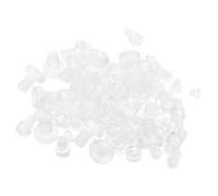 Operitacx 100 pezzi Paraurti Trasparenti in Gomma per Mobili e Tavoli in Vetro Tamponi Antiscivolo per e Ammortizzatori Protettivi per Ripiani e Superfici Multi per Armadi e Vetrine