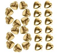 Operitacx 100 Pezzi Spighe a Forma di Cuore coppiglie di Fissaggio in Carta Picchi per Picchi di Abbigliamento Decorazioni per Scarpe Regali creativi Mini Brad Fai da Te Mini Rivetti Metallo