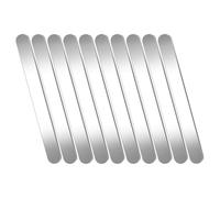 Operitacx 10Pcs Bracelet Blanks for Jewelry Making, 10mm Engraving Metal Stamp Bangle Blanks for Making Presents Stamping Jewelry