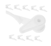 Operitacx 10Pezzi Clip per Plafoniera da Fissaggio Sicuro per Installazione Lampade Accessori Illuminazione Bianco Facile da Installare e Versatile