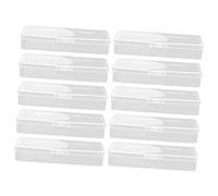 Operitacx 10pezzi Custodia Per Lamette Scatola Per Rasoio Usa e Getta Contenitore in Plastica Per Lamette Compleanno Protezione Facile Gettare Capacità Resistente Per Prolungato