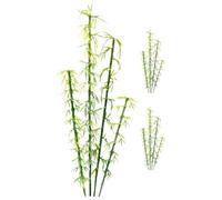 Operitacx 12 Modelli di Alberi di Bambù Artificiali in Plastica, Decorazioni per Micro Paesaggi e Scenari di Modellismo, Set da 12 Pezzi Dimensioni da 8 a 15 Cm per Hobby e Artigianato