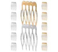Operitacx 12 Pettini Laterali Accessori per Acconciature Eleganti e Resistenti per Chioma Donna in Ferro Colore Assortito 12pezzi per Tutti i di Chioma
