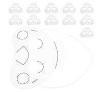 Operitacx 12 Pezzi Maschera Bianca in Carta per Design Animale, Kit DIY per Pittura Creativa, Uso Versatile per Feste di Compleanno e Mascherate