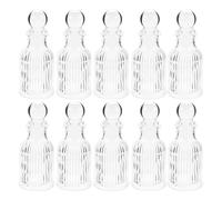 Operitacx 12 Pezzi Set Bottiglie per Acqua Santa 50ml in Vetro con Croce | Ricaricabili, Formato Portatile, per Sacramenti e Celebrazioni Religiose, per Ospiti, Finitura Raffinata