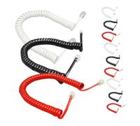 Operitacx 12 Pezzi Telefonico Antitangle Ricevitori Telefono per Linee Fisse Compatibile con Vari Facile Installare e Resistente All