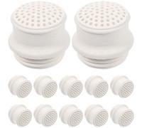 Operitacx 12 Pezzi Ugelli in Ceramica per Lanterna a Gas Portatile Beige Design Creativo Accessori per Campeggio e Outdoor