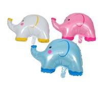 Operitacx 15 Pezzi Alluminio Palloncino a Forma di Grande Mammifero per | Inflazione Rapida, Montaggio Semplice, Resistente allo Scoppio, Tema Animale Zoo per Attività di Gruppo