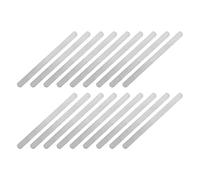 Operitacx 18Pcs Bracelet Blanks for Jewelry Making, 10mm Engraving Metal Stamp Bangle Blanks for Making Presents Stamping Jewelry