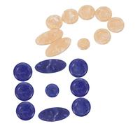 Operitacx 18pezzi Pulsanti Per Chiavi Sax Accessori Di Sostituzione Per Saxofono Tenore e Soprano Inlay Resistente e Leggera Colori e Pratici e Durevoli Per Musicisti