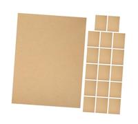 Operitacx 18pezzi Scrittura Braille Materiale per Scrivere Braille Carta per Studenti Compatibile Lavagne e Righe Colore Cachi per Istituti Scolastici e Ambienti Domestici