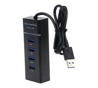 Operitacx 1pezzi Adattatore Usb Multiporta Hub Portatile Per Espansione Dati Porte Compatibile Laptop e Telefono e Leggero Per Trasporto Facile