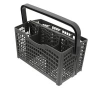 Operitacx 1pezzi Cesto Portaoggetti per Lavastoviglie Cestino per Posate e Stoviglie Supporto per Forchette e Coltelli Ripiano Portaoggetti Resistente in Materiale Plastico Design Pratico Pe