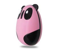 Operitacx 1pezzi Mouse Wireless Ricaricabile Forma di Panda per PC Controllo del Cursore Rosa Micro-usb