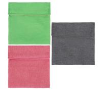 Operitacx 1set Sacchetti Riutilizzabili per Alimenti Lavabili in Tpu e Oxford Buste Porta Merenda Autoaderenti in Grigio Verde e Rosa per Snack e Biscotti in Cucina