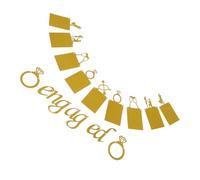 Operitacx 1set Striscione Decorativo Per Fidanzamento Engaged Per Matrimonio e Celebrazioni Speciali e Festosa