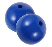 Operitacx 2 Basi per Pali da Slalom Calcio Base Angolare Riempibile Blu, Supporto Base per Allenamento Agilità Calcio e Sport all’Aperto, Accessorio Stabile per Attrezzatura da Campo