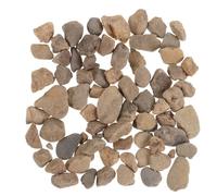 Operitacx 2 confezioni di kit di basette in miniatura con rocce e ciottoli, 100 g di rocce in miniatura per paesaggi, ghiaia per diorami da 6 mm a 12 mm, materiali per la costruzione di scenari in