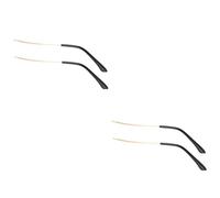 Operitacx 2 Paia Accessori Per Occhiali Kit Per La Riparazione Degli Occhiali Braccio Ripara Asta Universale Per Tappi Orecchie Sostituire Montatura Per Plastica