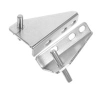 Operitacx 2 pezzi Cerniera Porta Frigorifero in Acciaio Inossidabile per Freezer Accessorio di Ricambio con Cappuccio in Gomma Antivibrazione Compatibile Cucina e Uso Commerciale