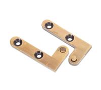 Operitacx 2 Pezzi Cerniere Pivotanti Nascoste per Porte Invisibile per Porte Segrete e Librerie Resistente e Facile da Installare e Utilizzare