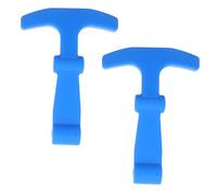 Operitacx 2 Pezzi Chiusura Gomma per Contenitori Refrigerati Maniglia Resistente alle Intemperie per Campeggio e Gancio per Coperchi Ghiacciaie e Borse Termiche