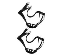 Operitacx 2 pezzi Cinturini Sottogola Regolabili per Sicurezza Industriale con Doppia Fascia Auricolare e Supporto Mentoniera Accessori Antiscivolo per Caschi Miniera